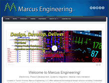 Tablet Screenshot of marcusengineering.com